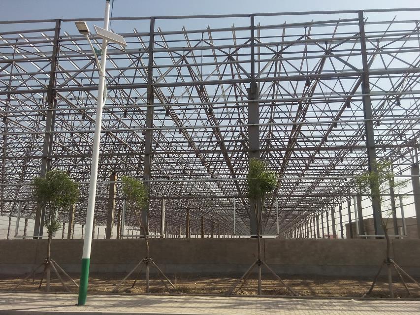 海淀汽车工业厂房网架