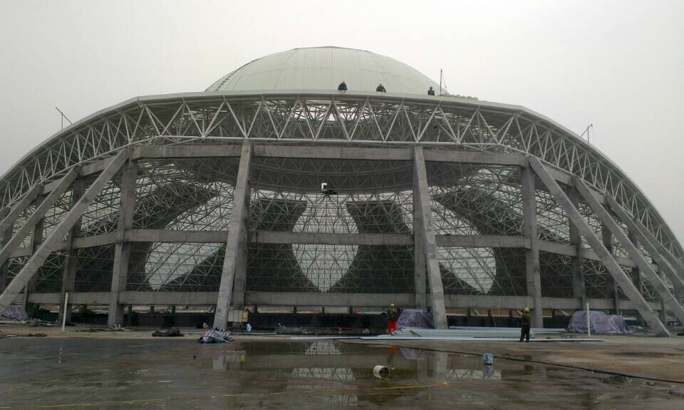 海淀温泉馆网架工程